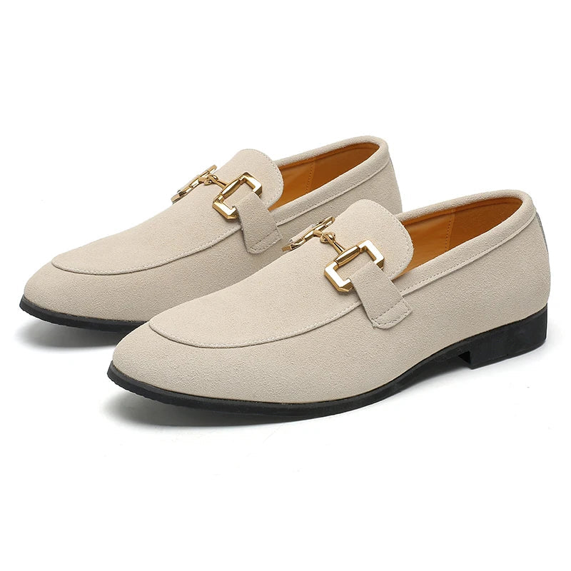 Mocassins homme à détail métallique - image 2