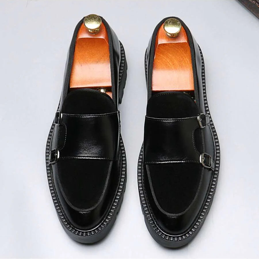 Mocassins homme à double boucle - image 2