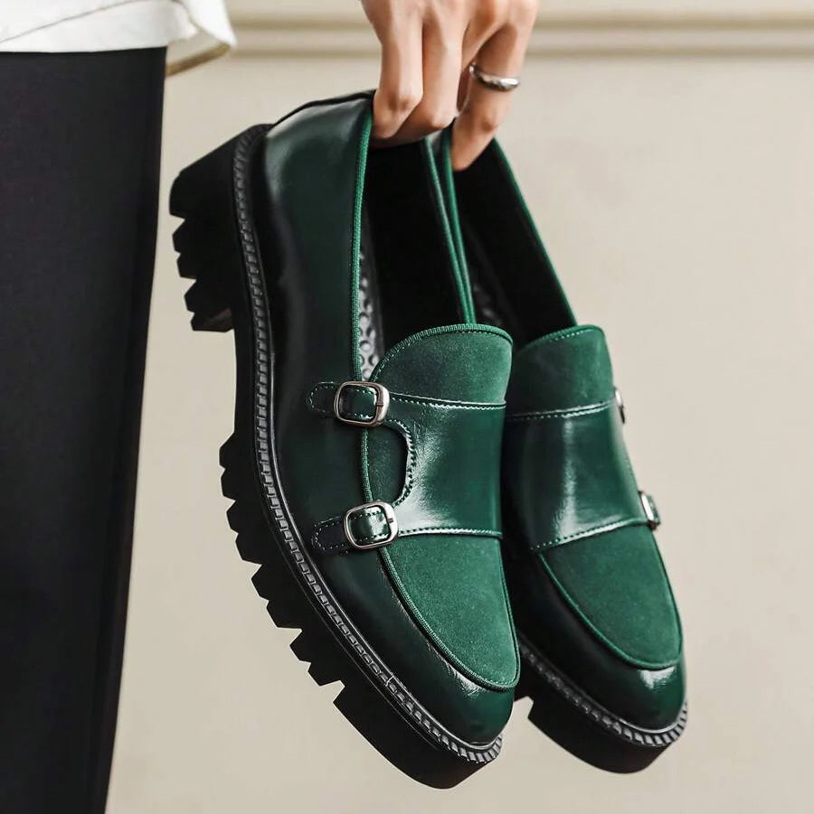 Mocassins homme à double boucle - image 4