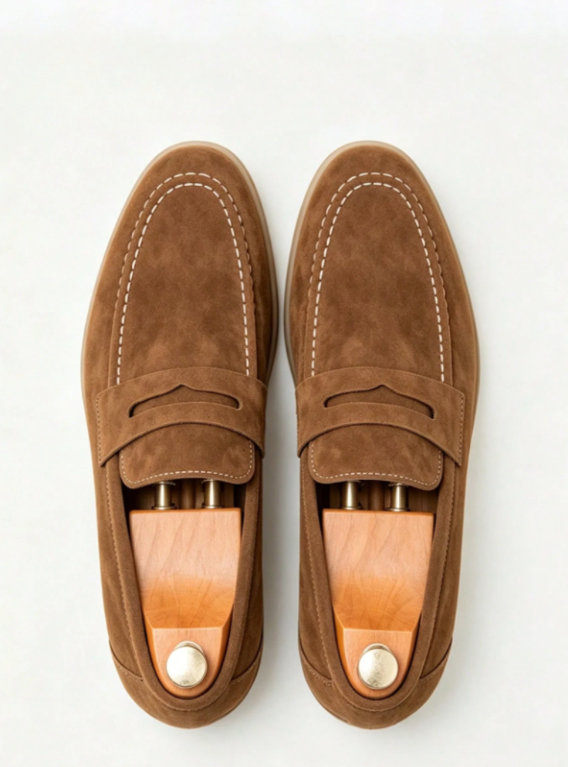 Mocassins homme à empeigne unie - image 7
