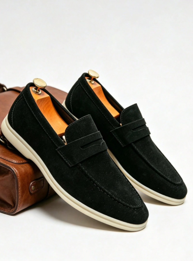Mocassins homme à empeigne unie - image 8