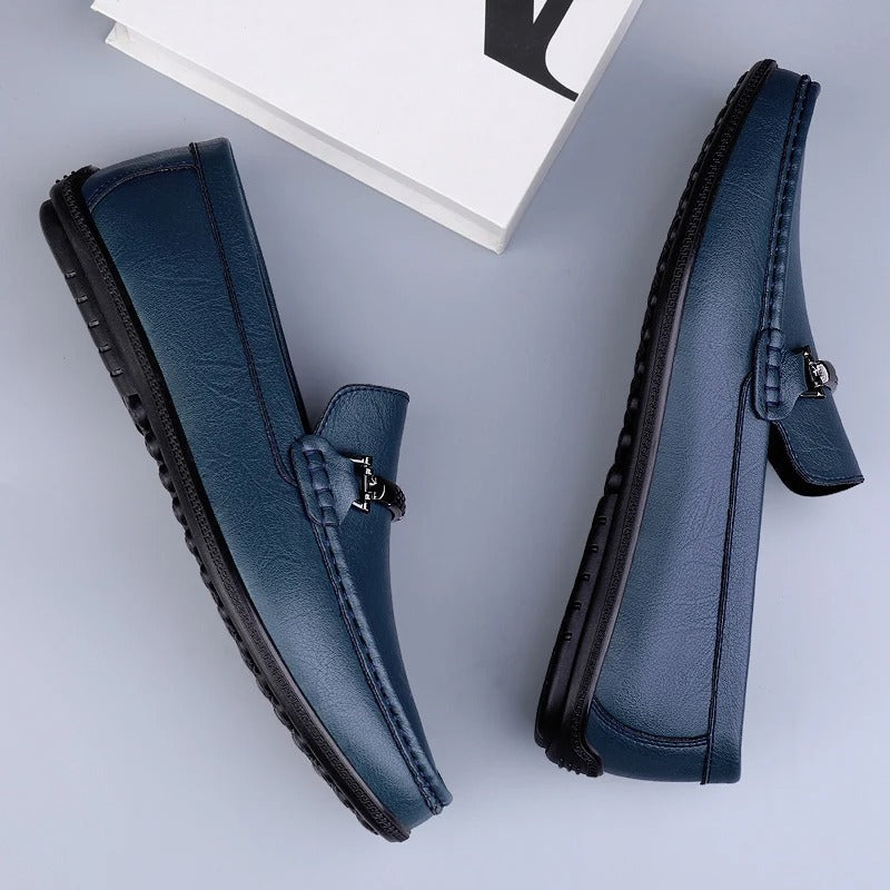 Mocassins homme à enfiler classiques - Bleu