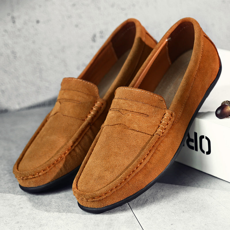 Mocassins homme à enfiler - Marron