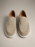 Mocassins homme à enfiler unis - Beige