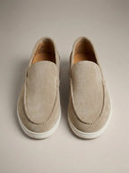 Mocassins homme à enfiler unis - Beige