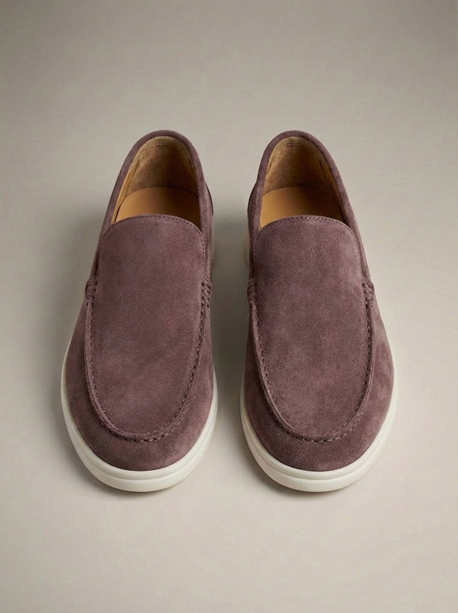 Mocassins homme à enfiler unis - Marron