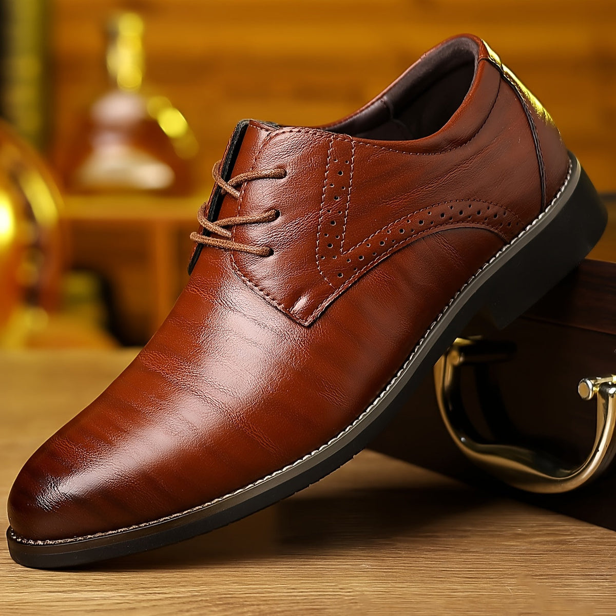Mocassins homme à lacets - image 4