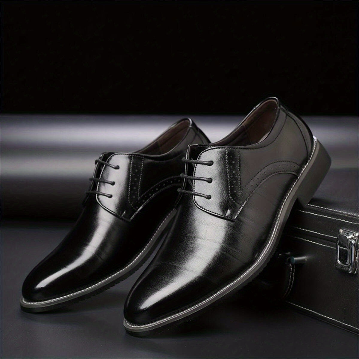 Mocassins homme à lacets - Noir