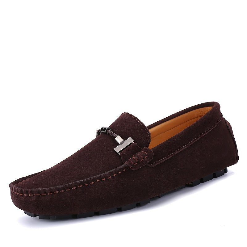 Mocassins homme à mors métallique - image 5