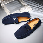 Mocassins homme à mors métallique - Bleu