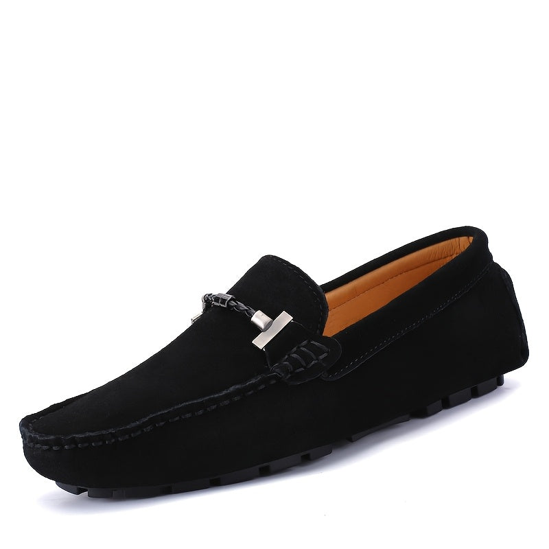 Mocassins homme à mors métallique - Noir