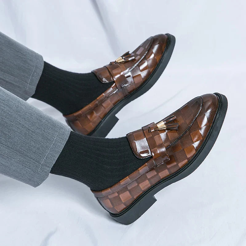 Mocassins homme à pampilles - image 6