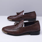 Mocassins homme à pampilles tressés - image 6