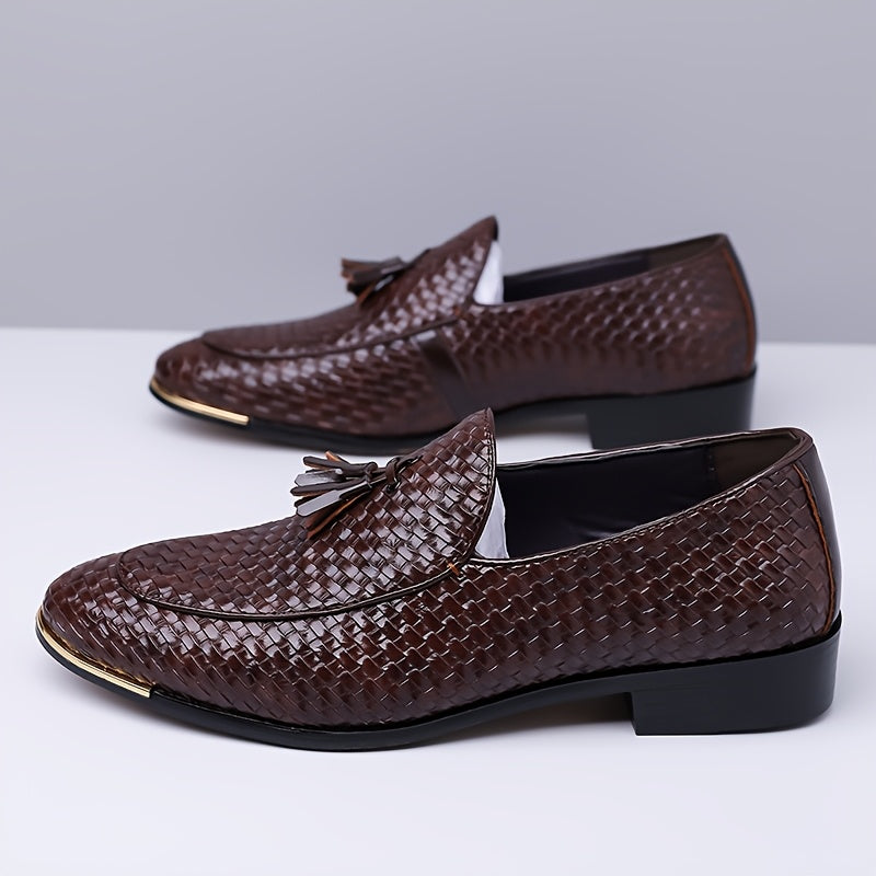 Mocassins homme à pampilles tressés - image 6