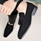 Mocassins homme à plateau frangé - image 5