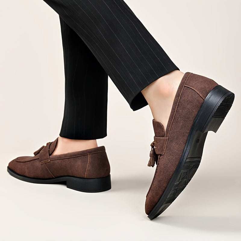 Mocassins homme à plateau frangé - image 7