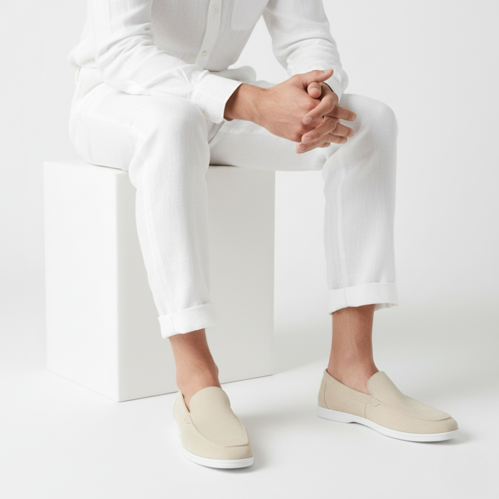 Mocassins homme à semelle contrastante - image 3