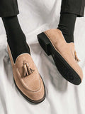 Mocassins homme à surpiqûres - Beige