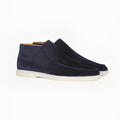 Mocassins homme à tige montante - Bleu foncé