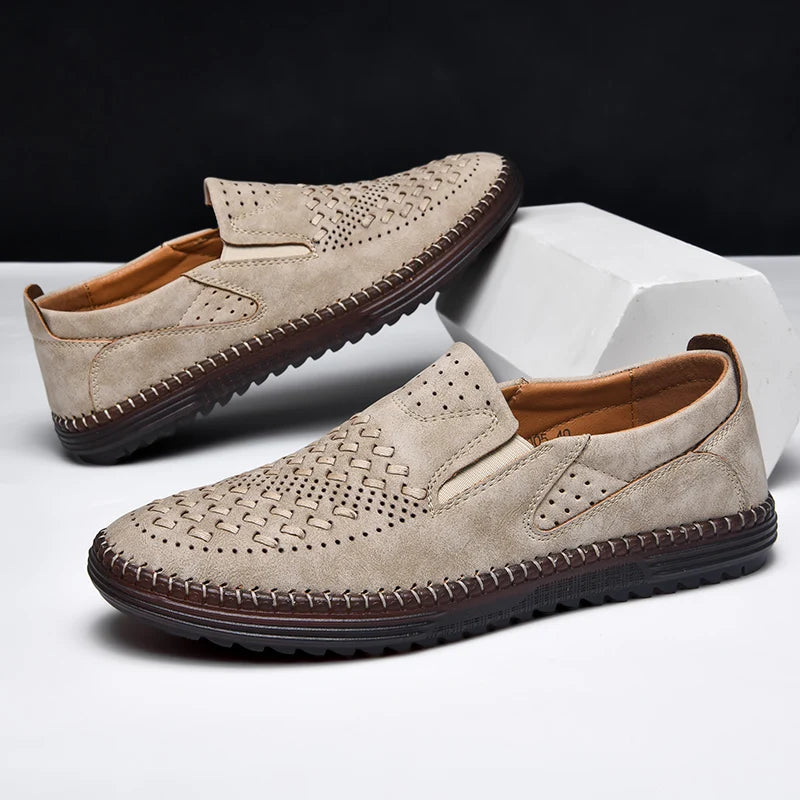 Mocassins homme ajourés - image 4