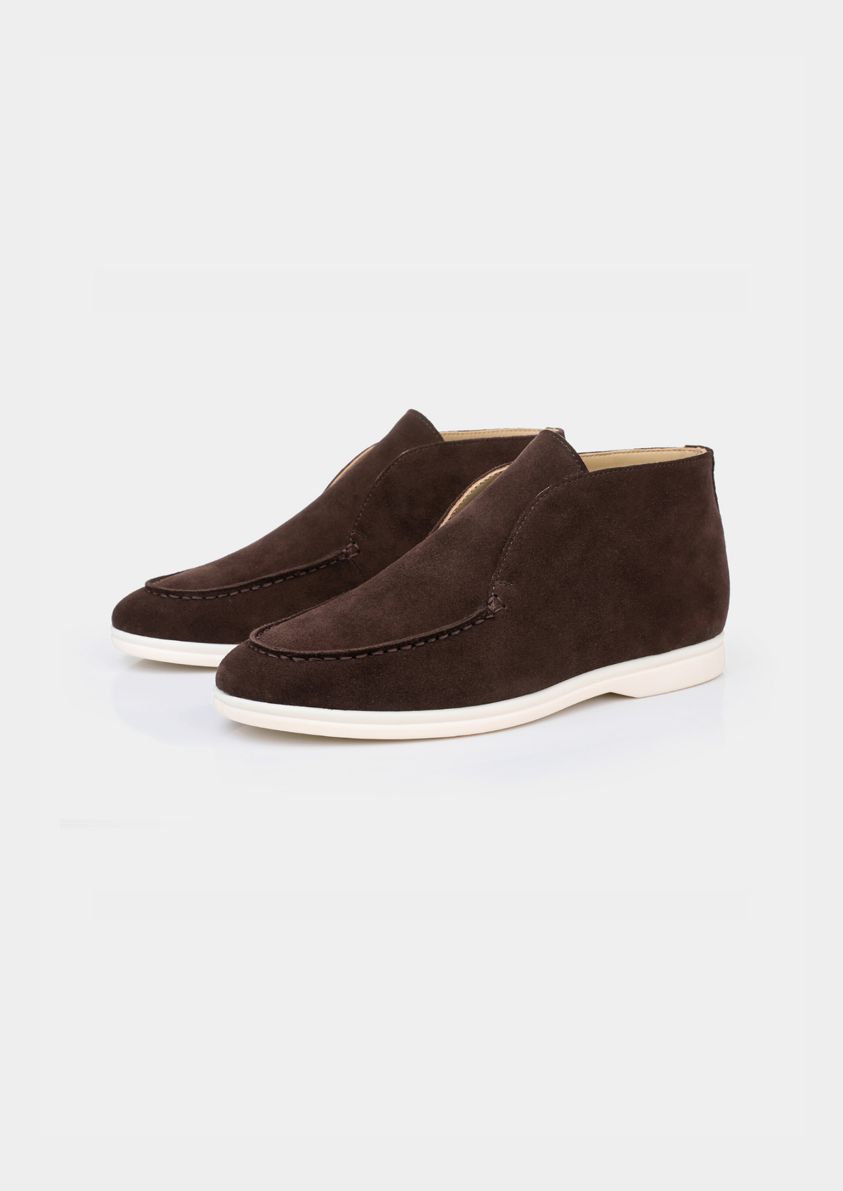 Mocassins homme bout arrondi - Marron foncé