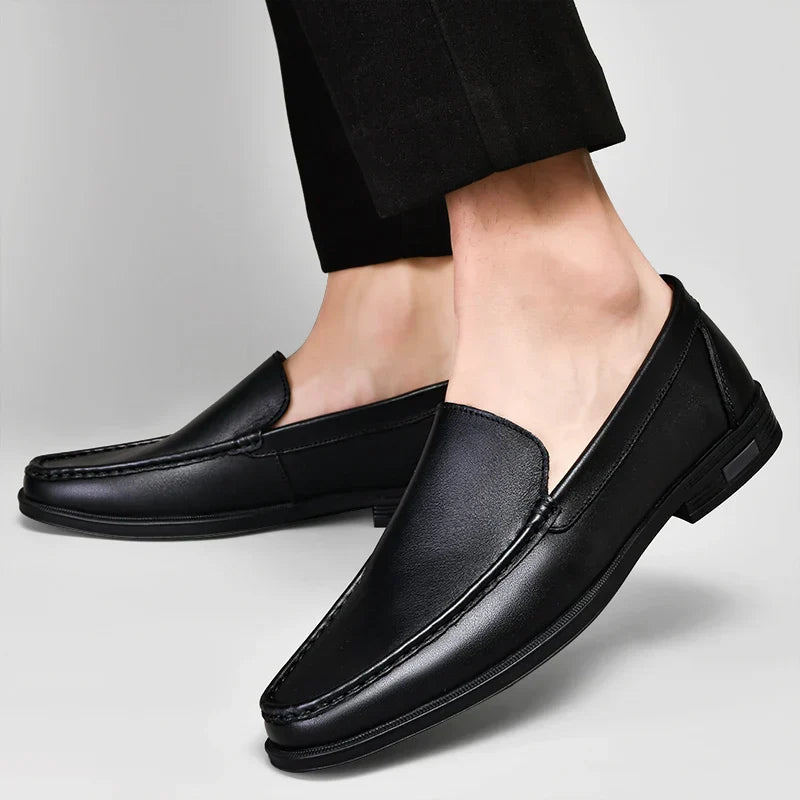 Mocassins homme bout cousu - Noir