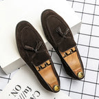 Mocassins homme dessus structuré - Marron