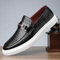 Mocassins homme détail mors - Noir