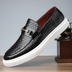 Mocassins homme détail mors - Noir