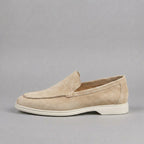 Mocassins homme en daim - Beige