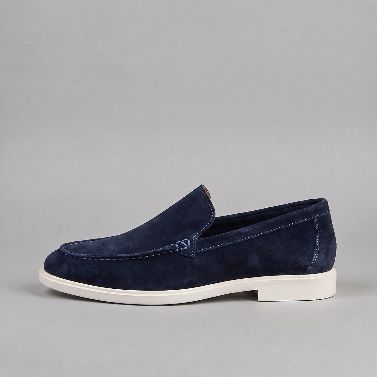 Mocassins homme en daim - Marine