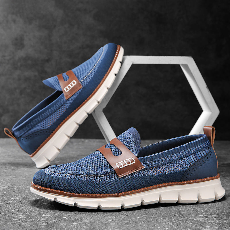 Mocassins homme en maille - image 2