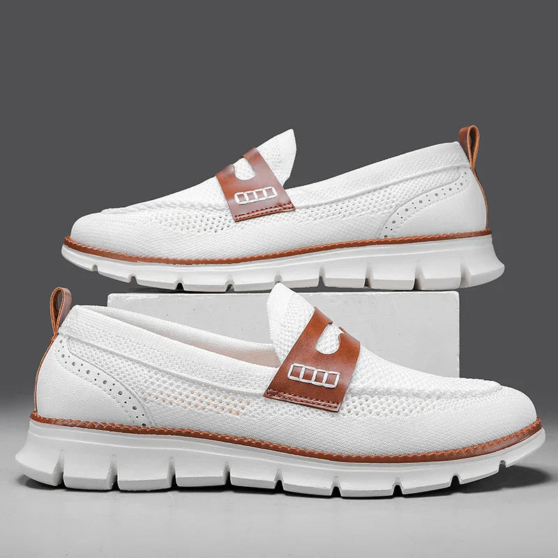 Mocassins homme en maille - image 4