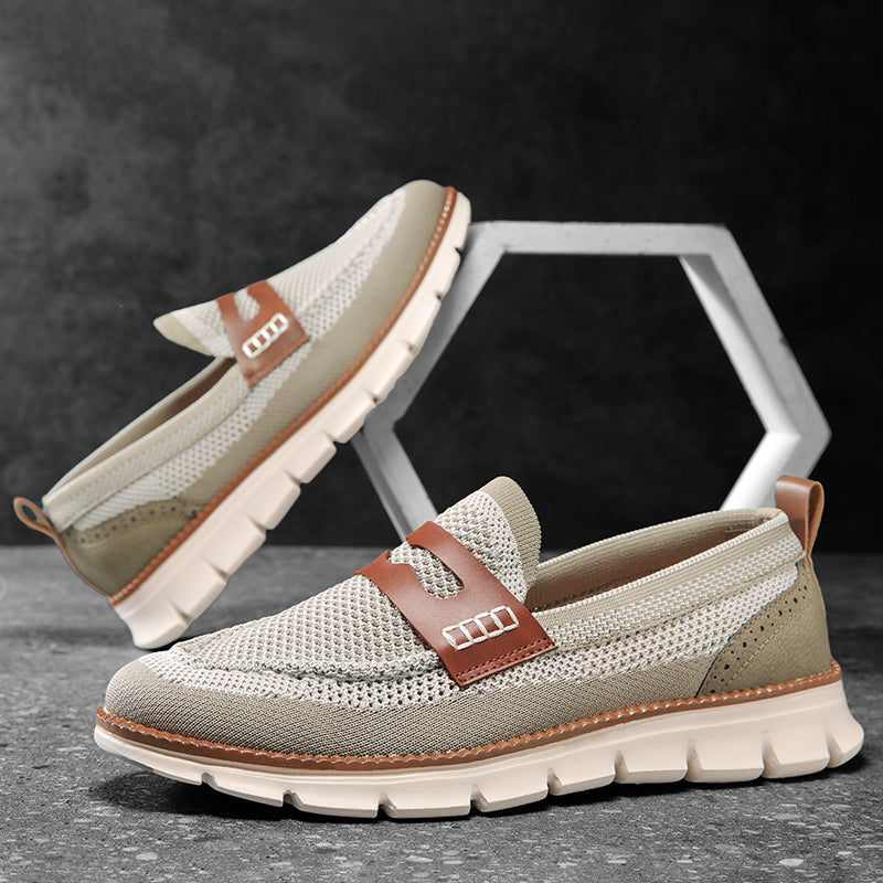 Mocassins homme en maille - image 6