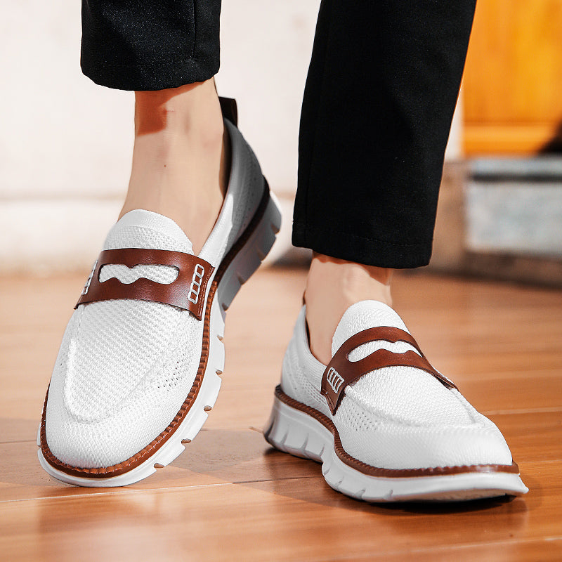 Mocassins homme en maille - image 7