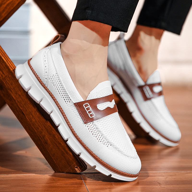 Mocassins homme en maille - image 8