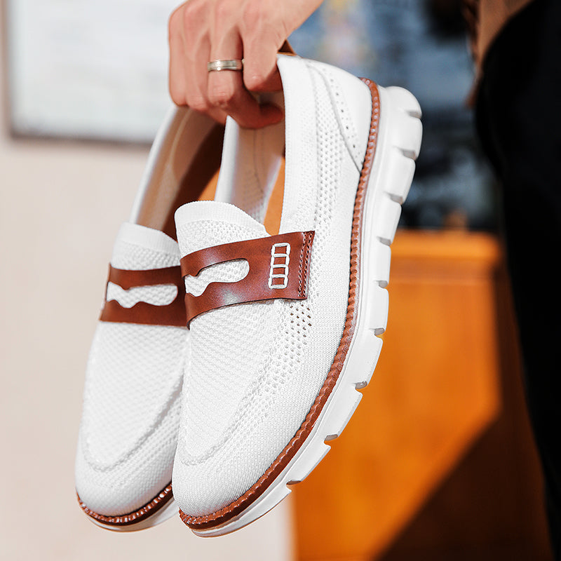 Mocassins homme en maille - image 9