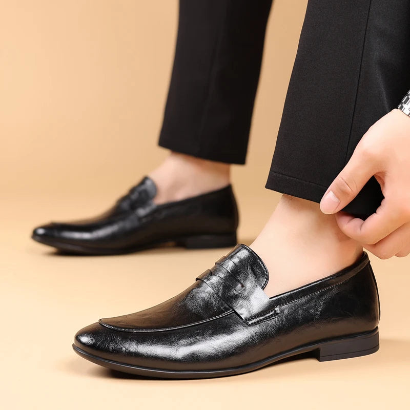 Mocassins homme lisses - image 3