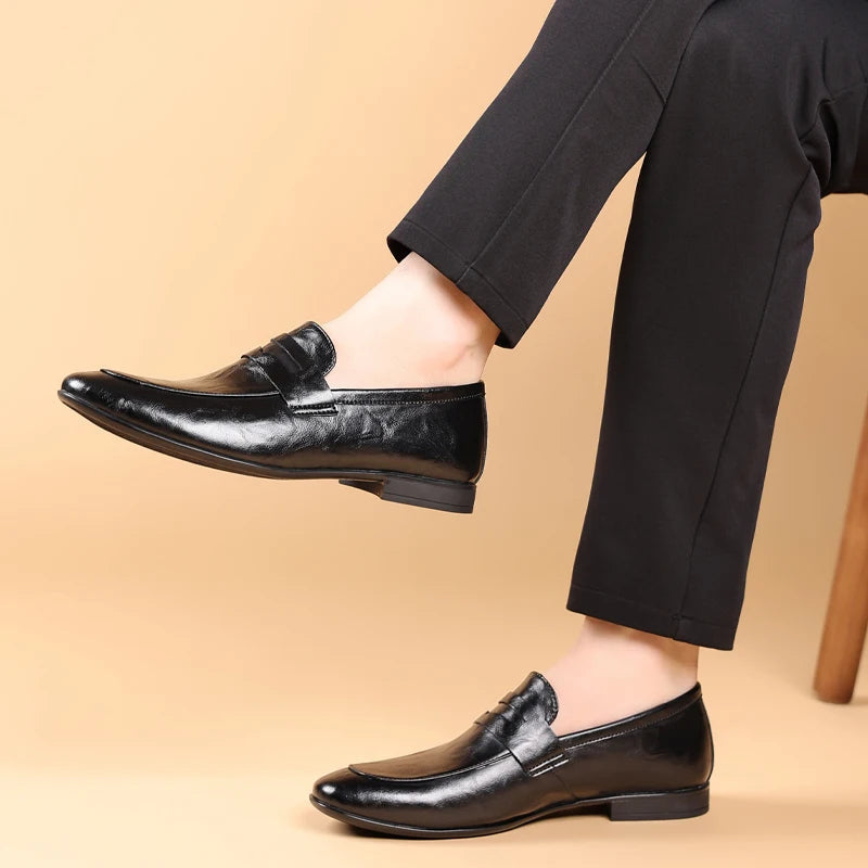 Mocassins homme lisses - image 4