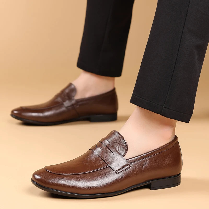Mocassins homme lisses - image 6