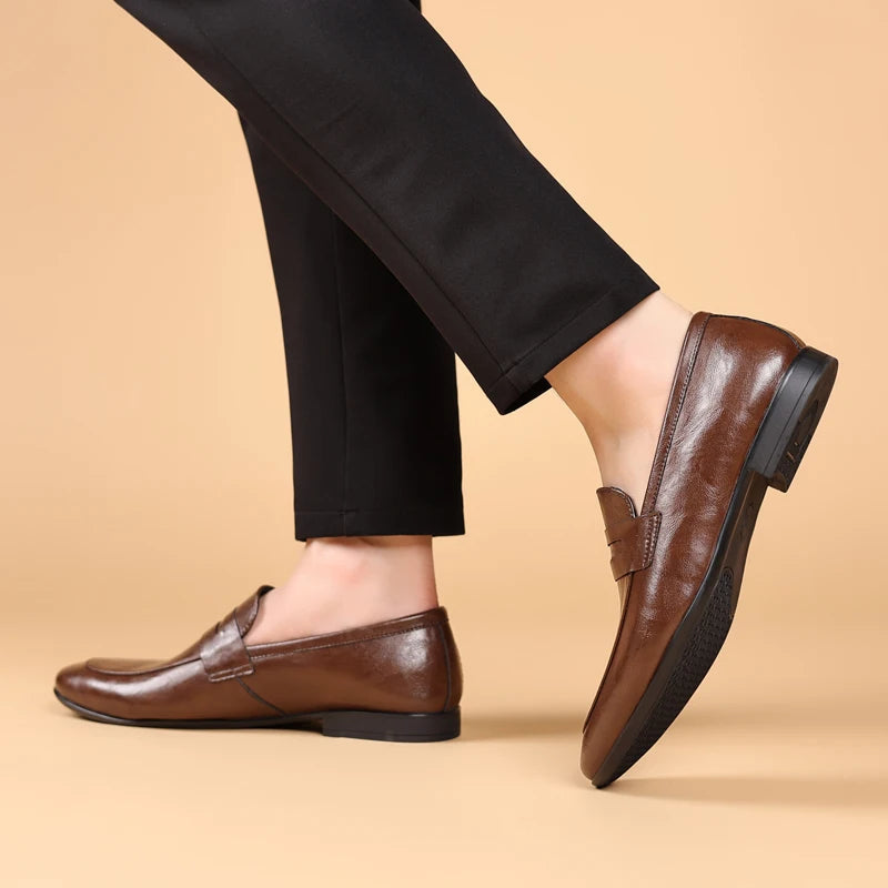 Mocassins homme lisses - image 7