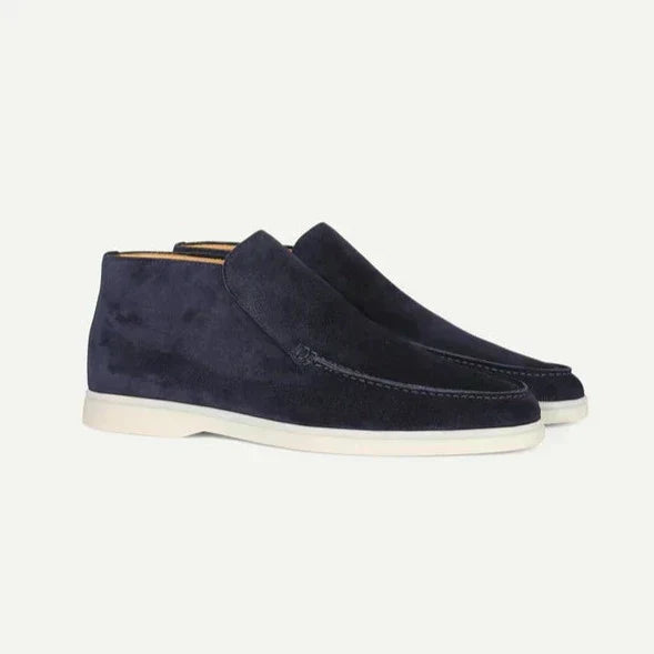 Mocassins homme montants - Bleu marine