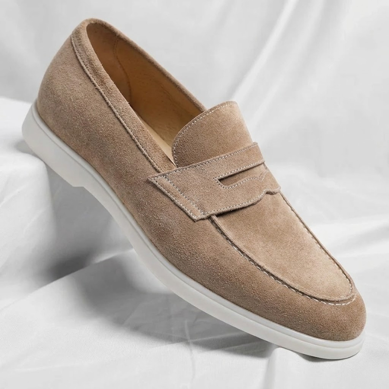 Mocassins homme penny classiques - Moka