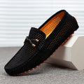 Mocassins homme perforés - Noir
