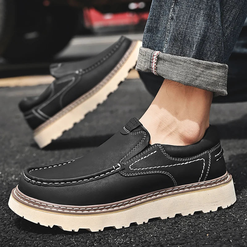 Mocassins homme semelle crantée - image 5