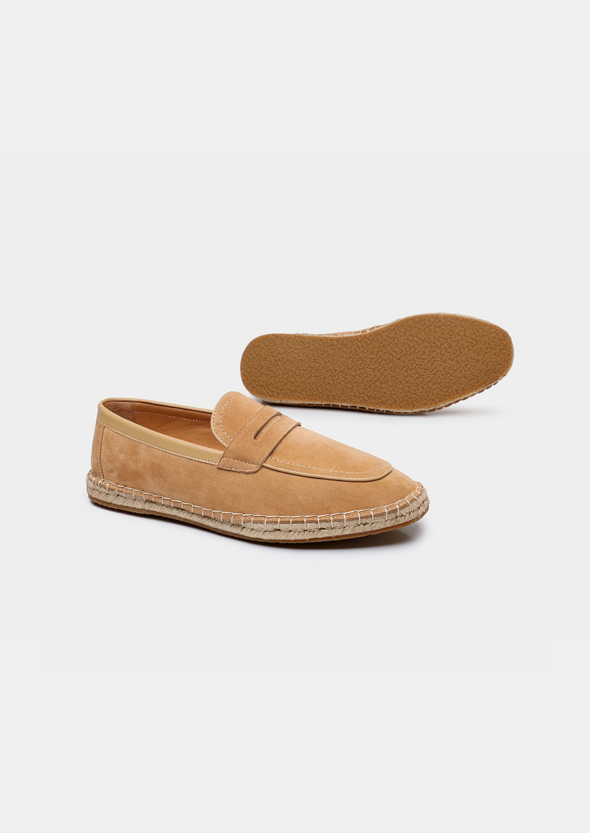 Mocassins homme semelle tressée - image 3
