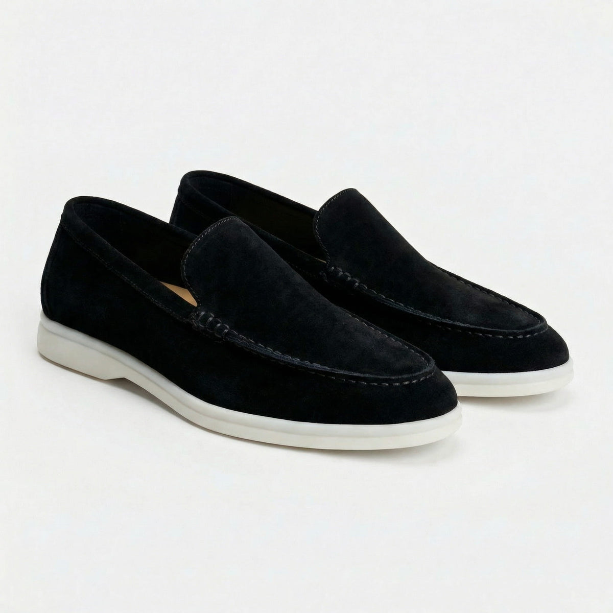 Mocassins homme souples à enfiler - Noir