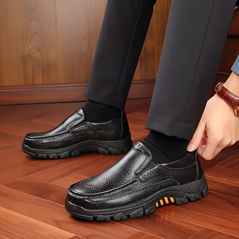 Mocassins homme surpiqûres contrastées - image 4