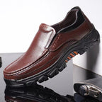 Mocassins homme surpiqûres contrastées - Marron