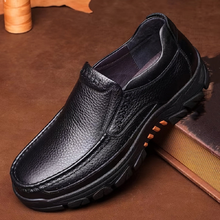 Mocassins homme surpiqûres contrastées - Noir